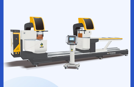 cnc double mitre saw machine